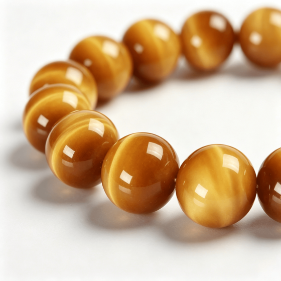 Tiger's Eye Bracelet | Natural Handmade Gemstone Gift for Men | Koreli
